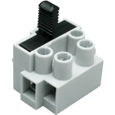 Connection terminal, 2 pole, 2.5 mm², clamping points: 1, gray, screw connection, 10 A, 503 SI/2 DS - 1