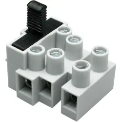 Connection terminal, 3 pole, 2.5 mm², clamping points: 1, gray, screw connection, 10 A, 503 SI/3 DS