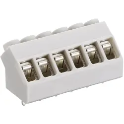 PCB terminal, 4 pole, pitch 5 mm, AWG 22-12, 15 A, screw connection, light gray, KRESW 04