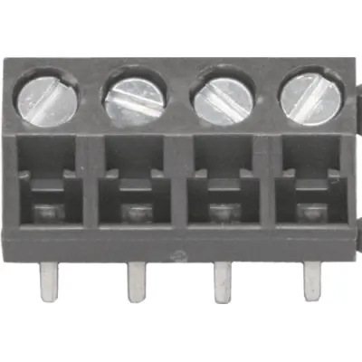 PCB terminal, 2 pole, pitch 5 mm, AWG 26-16, 16 A, screw connection, gray, 10801502 - 1