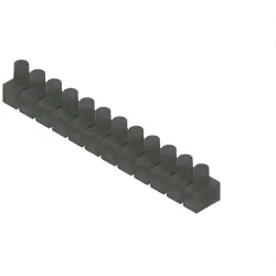 Cable connector, 12 pole, 1.5-4.0 mm², clamping points: 1, black, screw connection, 465.0