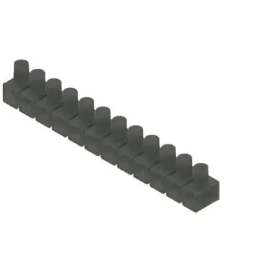 Cable connector, 12 pole, 1.5-4.0 mm², clamping points: 1, black, screw connection, 465.0 - 1