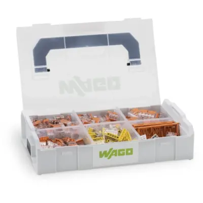 Connection clamp kit, 0.14-4.0 mm², orange, spring-clamp connection, 887-955 - 1