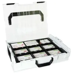 Connection clamp kit, 0.14-2.5 mm², white, spring-clamp connection, 887-925