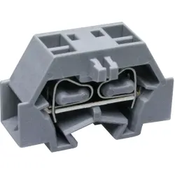 4-wire terminal, spring-clamp connection, 0.08-1.5 mm², 1 pole, 18 A, 6 kV, gray, 260-331