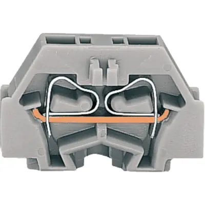 2-wire terminal, spring-clamp connection, 0.08-2.5 mm², 1 pole, 24 A, 6 kV, gray, 261-301 - 1