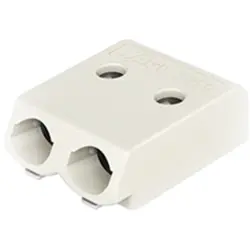PCB terminal, 2 pole, pitch 3 mm, AWG 26-22, 3 A, push-in, white, 2059-302/998-403