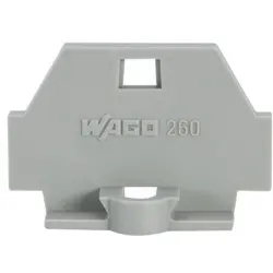 End plate for feed through terminal, 260-361