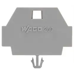 End plate for feed through terminal, 260-371