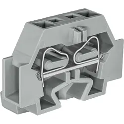 2-wire terminal, spring-clamp connection, 0.08-4.0 mm², 1 pole, 24 A, 8 kV, gray, 262-301