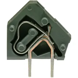 PCB terminal, 1 pole, pitch 5 mm, AWG 28-12, 24 A, cage clamp, dark gray, 236-742