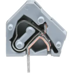 PCB terminal, 1 pole, pitch 5 mm, AWG 28-12, 24 A, cage clamp, gray, 236-101