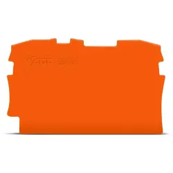 End/Intermediate plate for terminal block, 2000-1292