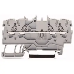 4-wire feed-through terminal, push-in connection, 0.14-1.5 mm², 1 pole, 13.5 A, 8 kV, blue, 2000-1404