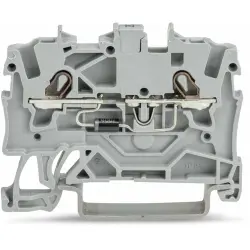 2-wire diode terminal, spring-clamp connection, 0.25-2.5 mm², 1 pole, 500 mA, gray, 2001-1211/1000-411