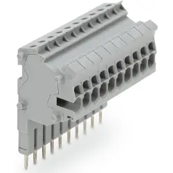 Connector strip for jumper contact slot, 2001-560