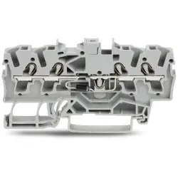 4 conductor component terminal with diode 1N4007, spring-clamp connection, 0.25-4.0 mm², 1 pole, 500 mA, gray, 2002-1411/1000-410