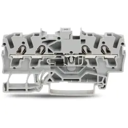 4 conductor component terminal with diode 1N4007, spring-clamp connection, 0.25-4.0 mm², 1 pole, 500 mA, gray, 2002-1411/1000-411