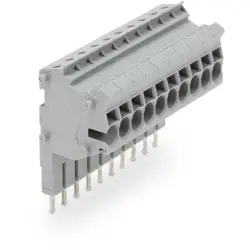 Connector strip for jumper contact slot, 2002-560