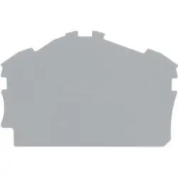 End/Intermediate plate for terminal block, 2002-6391
