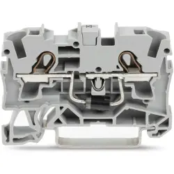 2 conductor component terminal with diode 1N5408, spring-clamp connection, 0.5-6.0 mm², 1 pole, 1.5 A, gray, 2004-1211/1000-401