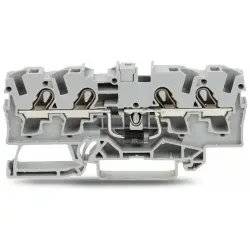 4 conductor component terminal with diode 1N5408, spring-clamp connection, 0.5-6.0 mm², 1 pole, 1.5 A, gray, 2004-1411/1000-400