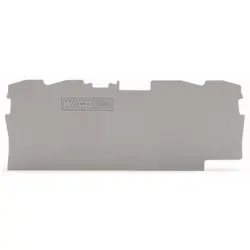 End/Intermediate plate for terminal block, 2004-1491