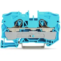 2-wire feed-through terminal, spring-clamp connection, 0.5-16 mm², 1 pole, 57 A, 8 kV, blue, 2010-1204