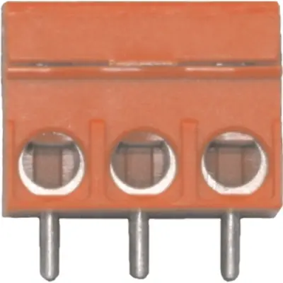PCB terminal, 2 pole, pitch 5 mm, AWG 22-14, 15 A, screw connection, red, 20875002 - 1