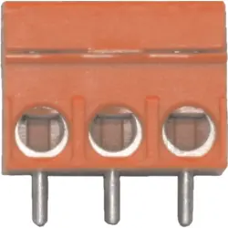 PCB terminal, 6 pole, pitch 5 mm, AWG 22-14, 15 A, screw connection, red, 20875006