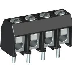 PCB terminal, 5 pole, pitch 5 mm, AWG 22-14, 17 A, screw connection, gray, 20871055