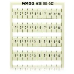 Marking strip for connection terminal, 209-502