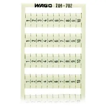 Marking strip for connection terminal, 209-702 - 1