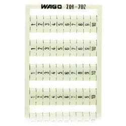 Marking strip for connection terminal, 209-702