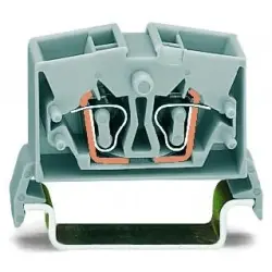 Miniature terminal block, spring-clamp connection, 0.08-2.5 mm², 1 pole, 24 A, 8 kV, blue, 264-734