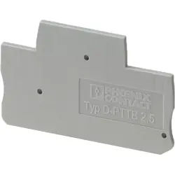 End cover for terminal block, 3211634