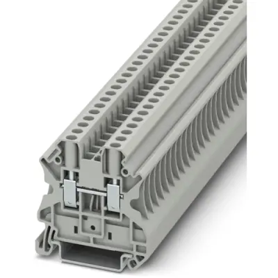 Through terminal block, screw connection, 0.14-6.0 mm², 2 pole, 32 A, 8 kV, gray, 3044102 - 1