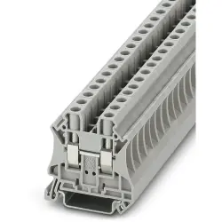 Through terminal block, screw connection, 0.2-10 mm², 2 pole, 41 A, 8 kV, gray, 3044131