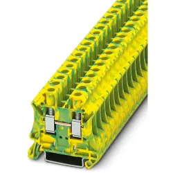 Protective conductor terminal, screw connection, 0.5-16 mm², 2 pole, 41 A, 8 kV, yellow/green, 3044157