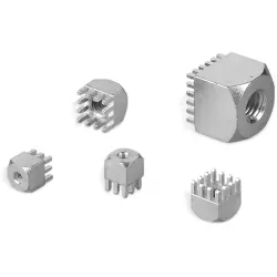 Power element M6, 16 pole, pitch 2.54 mm, 240 A, press-fit, metal, 7461059