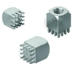 PCB terminal, 36 pole, pitch 2.54 mm, 350 A, press-fit, metal, 7461061