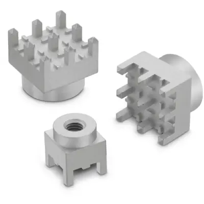 PCB terminal, 4 pole, pitch 5.87 mm, 50 A, solder connection, metal, 74650174R - 1