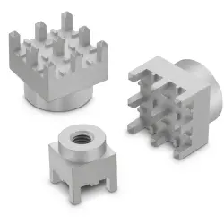 PCB terminal, 9 pole, 85 A, solder connection, metal, 74650194R