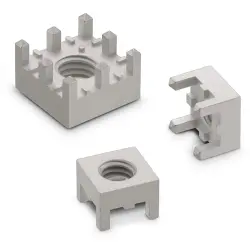 PCB terminal, 8 pole, 85 A, solder connection, metal, 74655095R