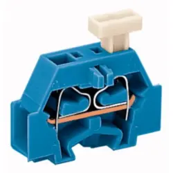 2-wire terminal, spring-clamp connection, 0.08-2.5 mm², 1 pole, 24 A, 6 kV, blue, 261-304/331-000