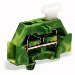 2-wire terminal, spring-clamp connection, 0.08-2.5 mm², 1 pole, 24 A, 6 kV, yellow/green, 261-317/331-000