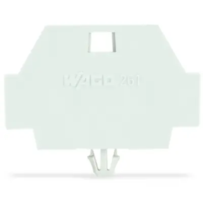 End plate for feed through terminal, 261-371 - 1