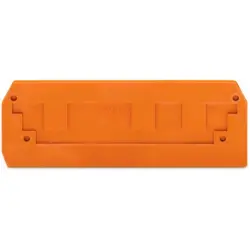End/Intermediate plate for terminal block, 284-339