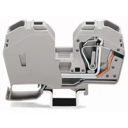 2-wire feed-through terminal, spring-clamp connection, 6.0-35 mm², 1 pole, 125 A, 8 kV, gray, 285-635