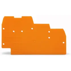End/Intermediate plate for terminal block, 270-319